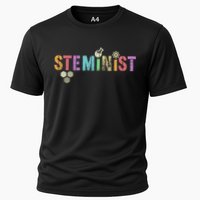 STEMINIST Technology Student STEM Teacher Women Engineering Cooling Performance Crew T-Shirt