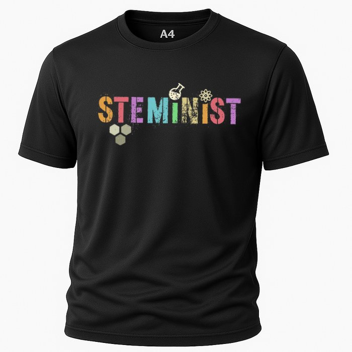 STEMINIST Technology Student STEM Teacher Women Engineering Cooling Performance Crew T-Shirt