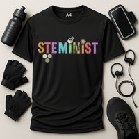 STEMINIST Technology Student STEM Teacher Women Engineering Cooling Performance Crew T-Shirt