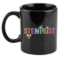 STEMINIST Technology Student STEM Teacher Women Engineering 11oz C Handle Ceramic Mug