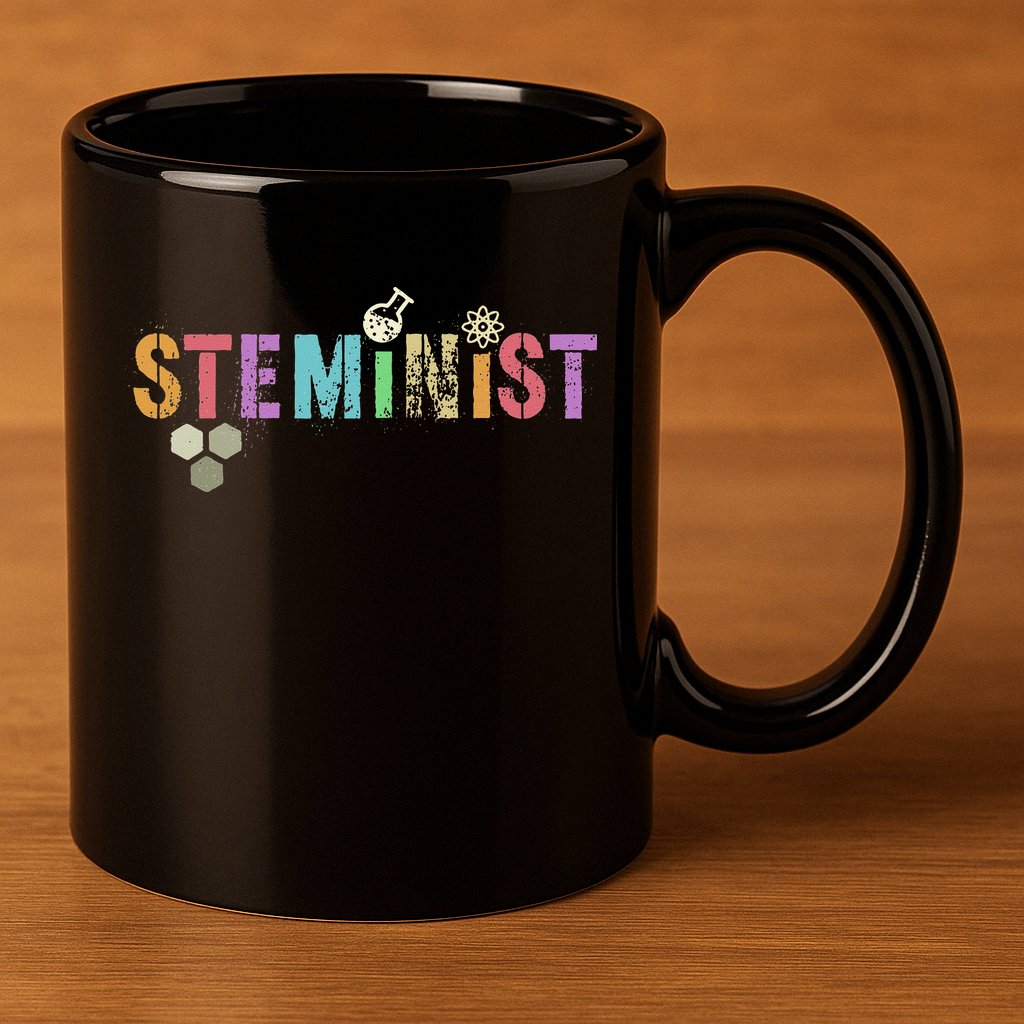 STEMINIST Technology Student STEM Teacher Women Engineering 11oz C Handle Ceramic Mug