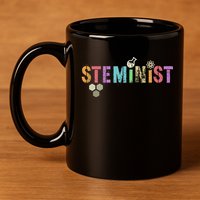 STEMINIST Technology Student STEM Teacher Women Engineering 11oz C Handle Ceramic Mug