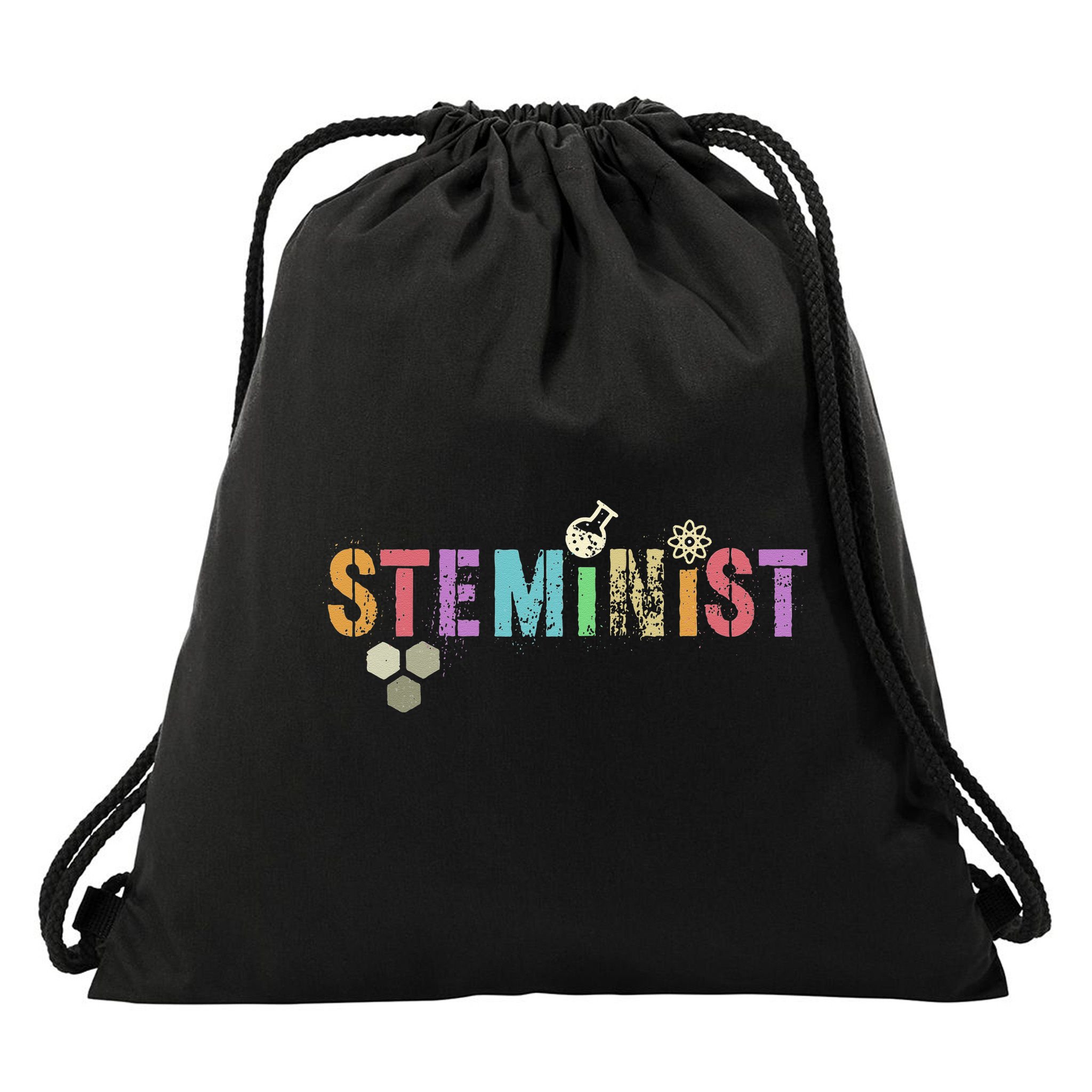 STEMINIST Technology Student STEM Teacher Women Engineering Drawstring Bag