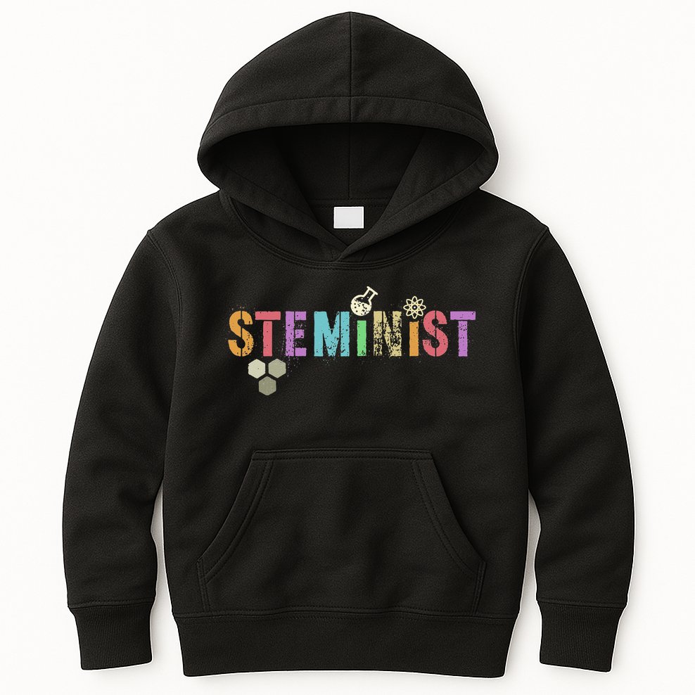 STEMINIST Technology Student STEM Teacher Women Engineering Kids Hoodie