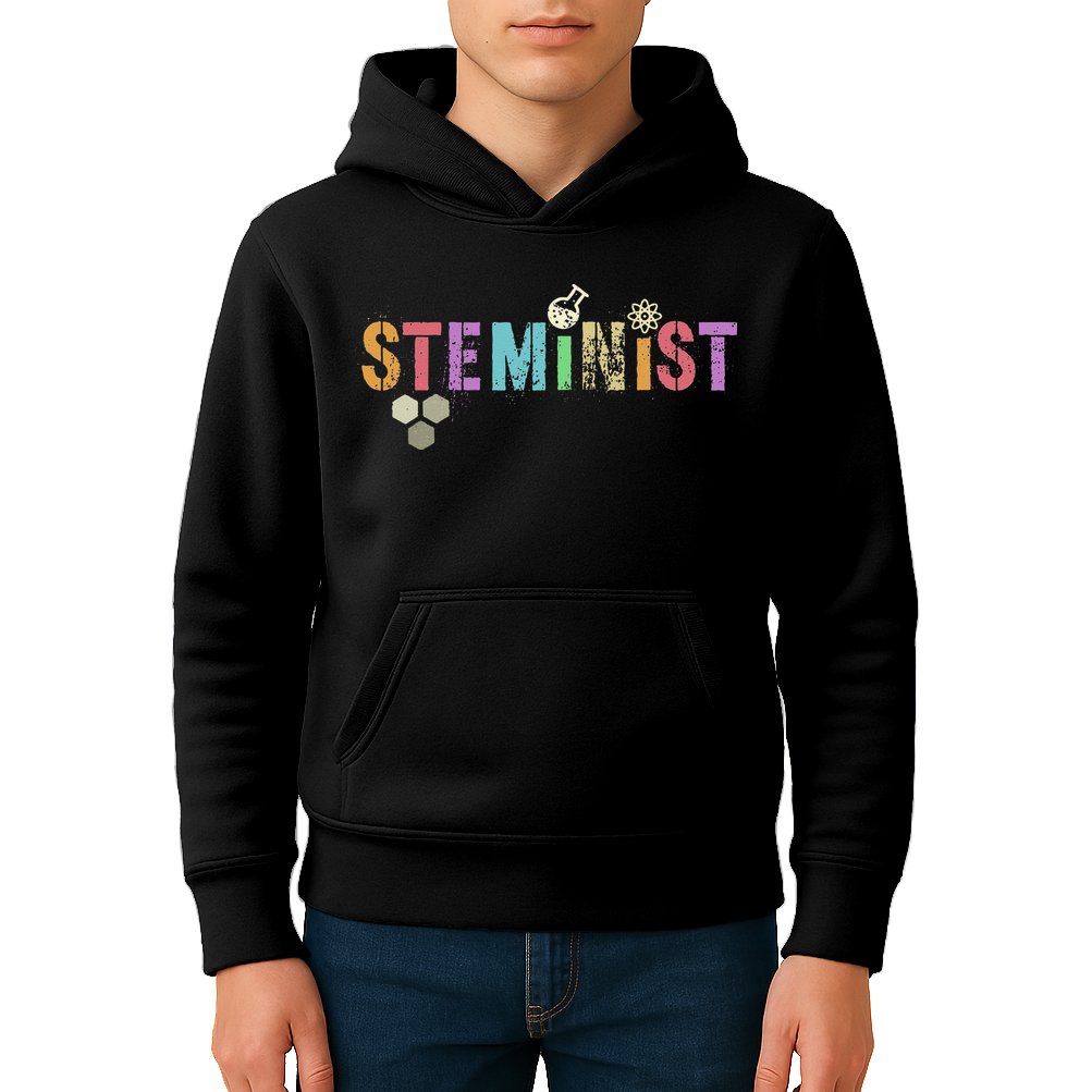 STEMINIST Technology Student STEM Teacher Women Engineering Kids Hoodie