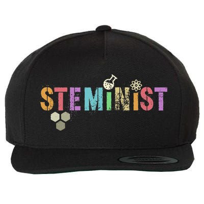 STEMINIST Technology Student STEM Teacher Women Engineering Wool Snapback Cap