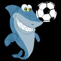 Soccer Team Shark Meaningful Gift Soccer Player Gift Cooling Performance Crew T-Shirt
