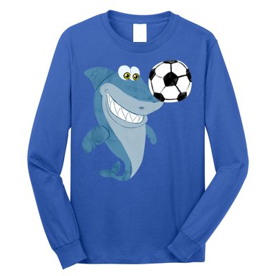Soccer Team Shark Meaningful Gift Soccer Player Gift Long Sleeve Shirt