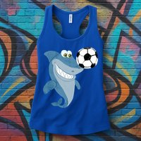Soccer Team Shark Meaningful Gift Soccer Player Gift Womens Tank Top