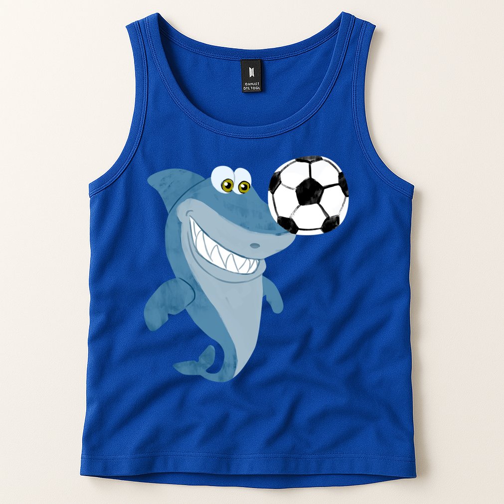 Soccer Team Shark Meaningful Gift Soccer Player Gift Tank Top