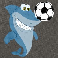 Soccer Team Shark Meaningful Gift Soccer Player Gift Cotton Canvas Backpack