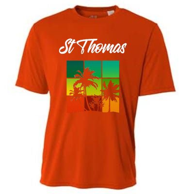 St Thomas Souvenir Cool Virgin Islands Cooling Performance Crew T-Shirt