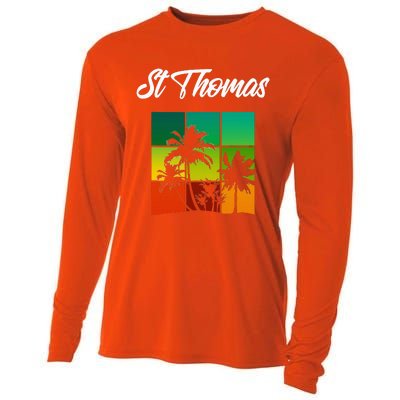 St Thomas Souvenir Cool Virgin Islands Cooling Performance Long Sleeve Crew