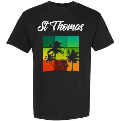 St Thomas Souvenir Cool Virgin Islands Garment-Dyed Heavyweight T-Shirt