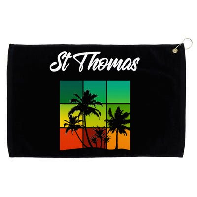 St Thomas Souvenir Cool Virgin Islands Grommeted Golf Towel