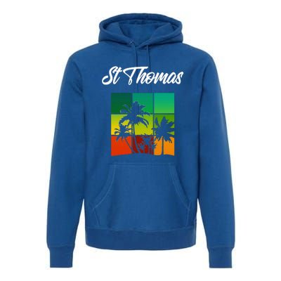 St Thomas Souvenir Cool Virgin Islands Premium Hoodie