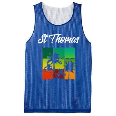 St Thomas Souvenir Cool Virgin Islands Mesh Reversible Basketball Jersey Tank