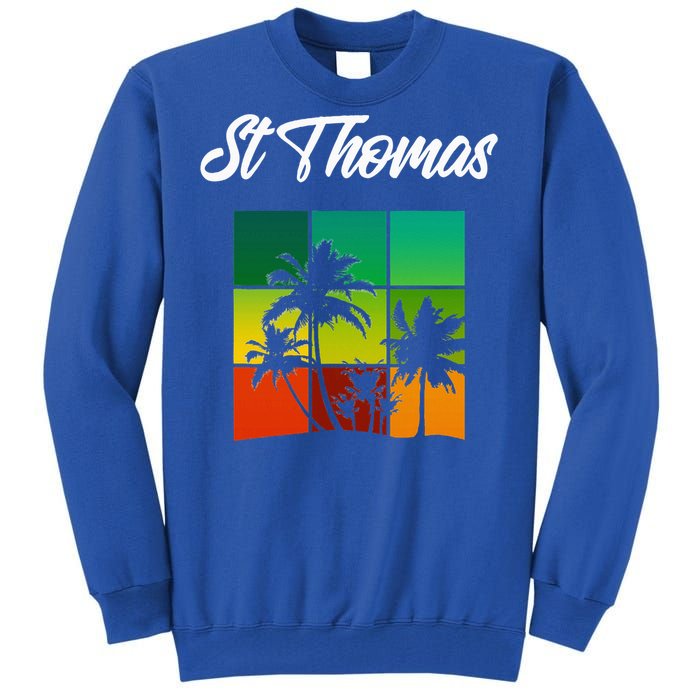 St Thomas Souvenir Cool Virgin Islands Tall Sweatshirt