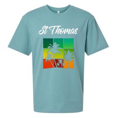 St Thomas Souvenir Cool Virgin Islands Sueded Cloud Jersey T-Shirt