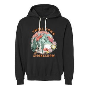 Small Town Smokeshow Oklahoma Smokeshow Western Country Garment-Dyed Fleece Hoodie