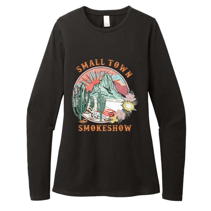 Small Town Smokeshow Oklahoma Smokeshow Western Country Womens CVC Long Sleeve Shirt