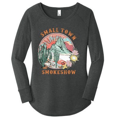 Small Town Smokeshow Oklahoma Smokeshow Western Country Women's Perfect Tri Tunic Long Sleeve Shirt