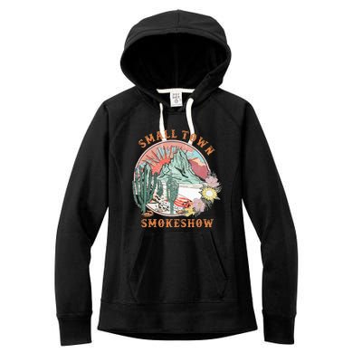 Small Town Smokeshow Oklahoma Smokeshow Western Country Women's Fleece Hoodie