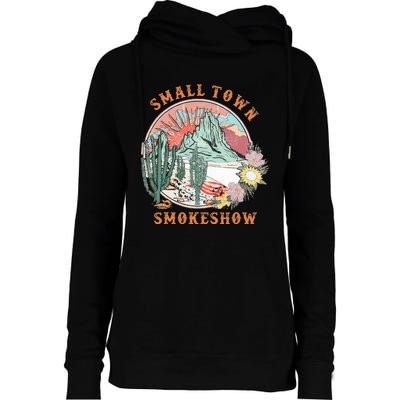 Small Town Smokeshow Oklahoma Smokeshow Western Country Womens Funnel Neck Pullover Hood