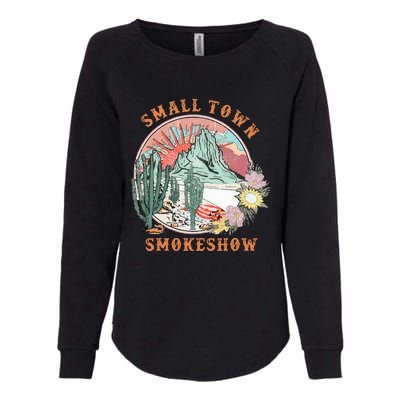 Small Town Smokeshow Oklahoma Smokeshow Western Country Womens California Wash Sweatshirt