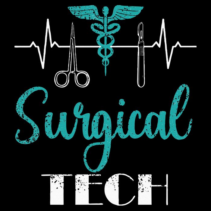 Scrub Tech Surgical Tech Week Technologist Technicians EKG Button