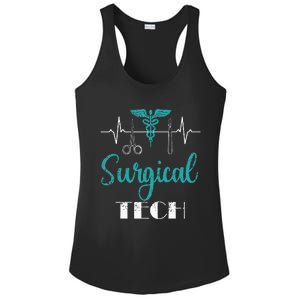 Scrub Tech Surgical Tech Week Technologist Technicians EKG Ladies PosiCharge Competitor Racerback Tank