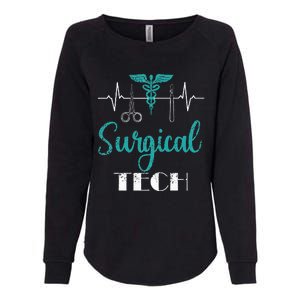 Scrub Tech Surgical Tech Week Technologist Technicians EKG Womens California Wash Sweatshirt