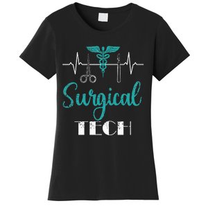 Scrub Tech Surgical Tech Week Technologist Technicians EKG Women's T-Shirt