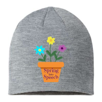 Speech Therapy Speech Language Pathology CCC SLP Spring Sustainable Beanie