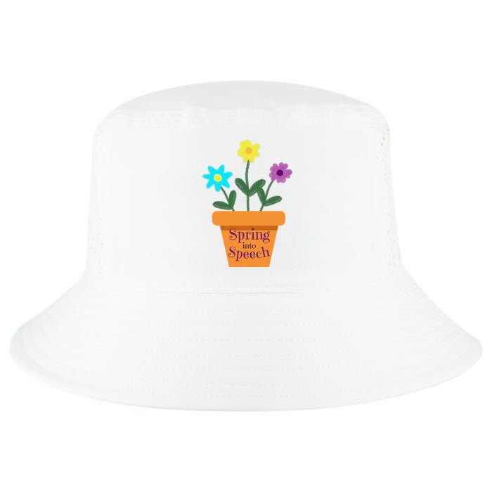 Speech Therapy Speech Language Pathology CCC SLP Spring Cool Comfort Performance Bucket Hat