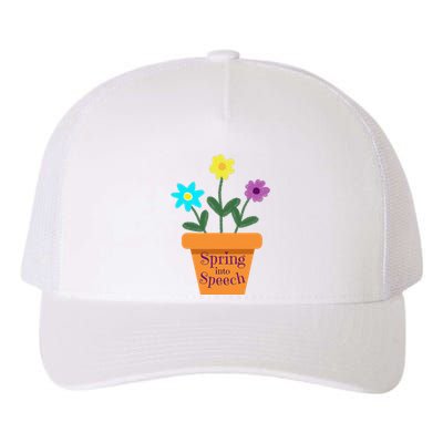 Speech Therapy Speech Language Pathology CCC SLP Spring Yupoong Adult 5-Panel Trucker Hat