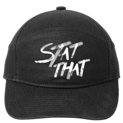 Stat That 7-Panel Snapback Hat
