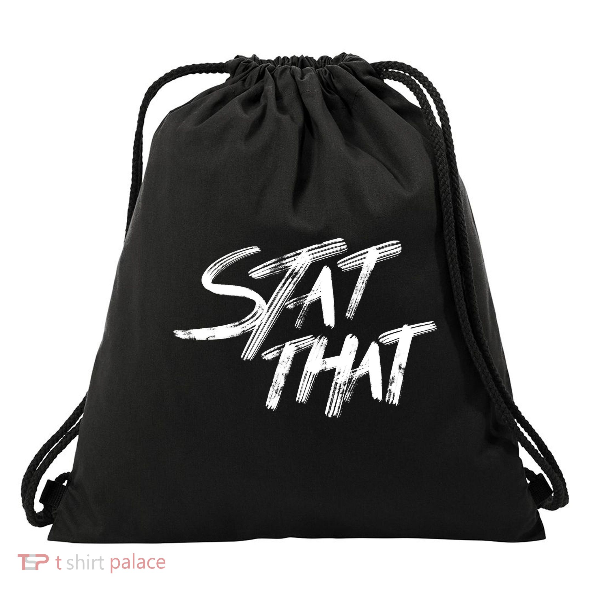 Stat That Drawstring Bag