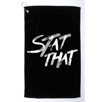 Stat That Golf Towel