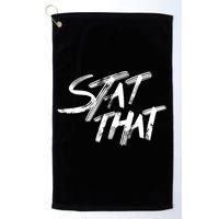 Stat That Golf Towel
