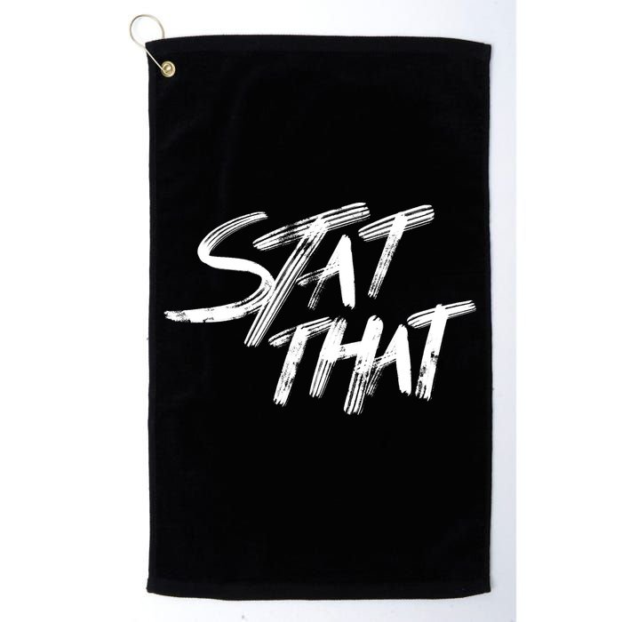 Stat That Golf Towel