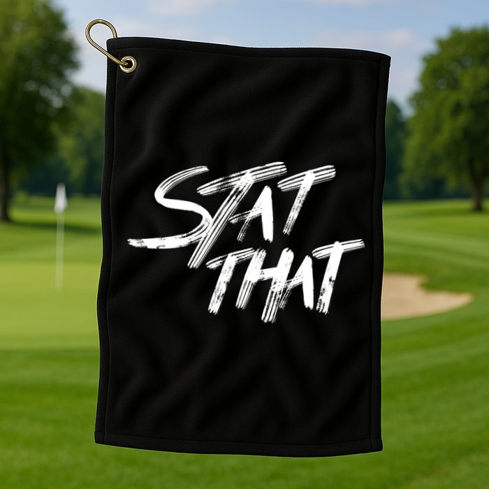 Stat That Golf Towel