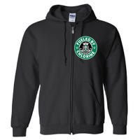 Swim Team Swimming Funny Parody Fueled by Chlorine Full Zip Hoodie