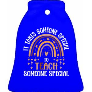 Sped Teacher Special Education Teacher Gift Ceramic Bell Ornament