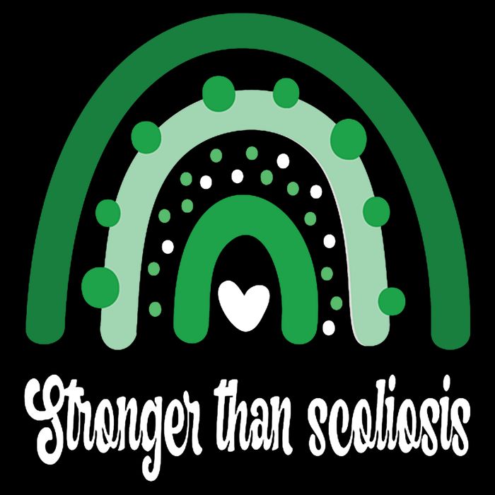 Stronger Than Scoliosis Rainbow 16 in Basic Backpack