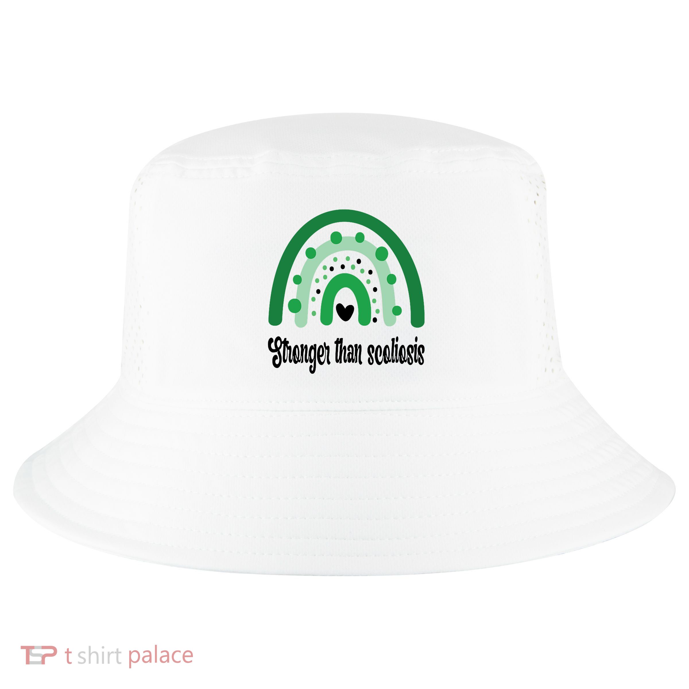 Stronger Than Scoliosis Rainbow Cool Comfort Performance Bucket Hat