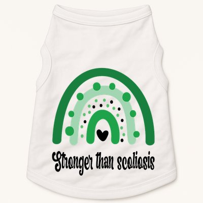 Stronger Than Scoliosis Rainbow Doggie Tank
