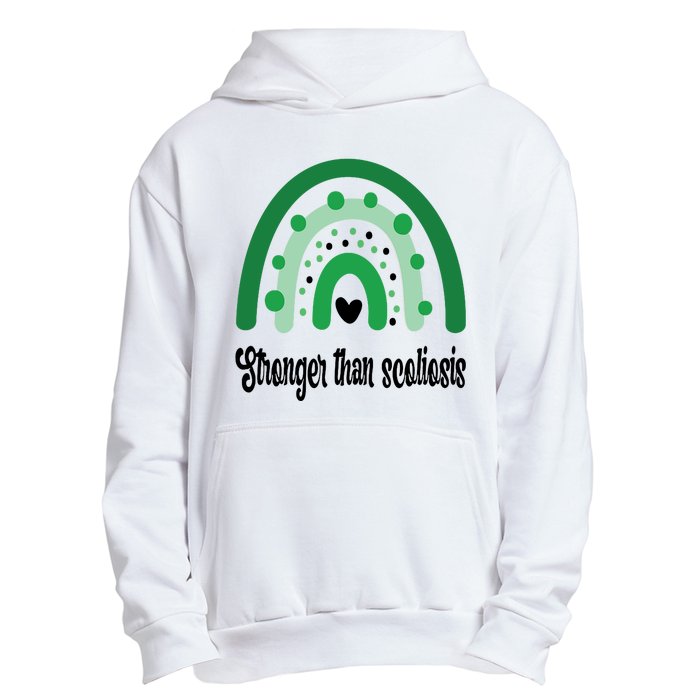 Stronger Than Scoliosis Rainbow Urban Pullover Hoodie