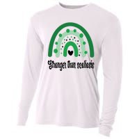 Stronger Than Scoliosis Rainbow Cooling Performance Long Sleeve Crew