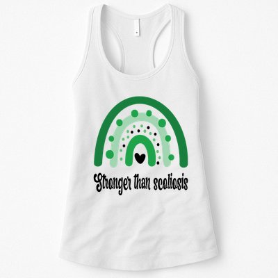 Stronger Than Scoliosis Rainbow Womens Tank Top